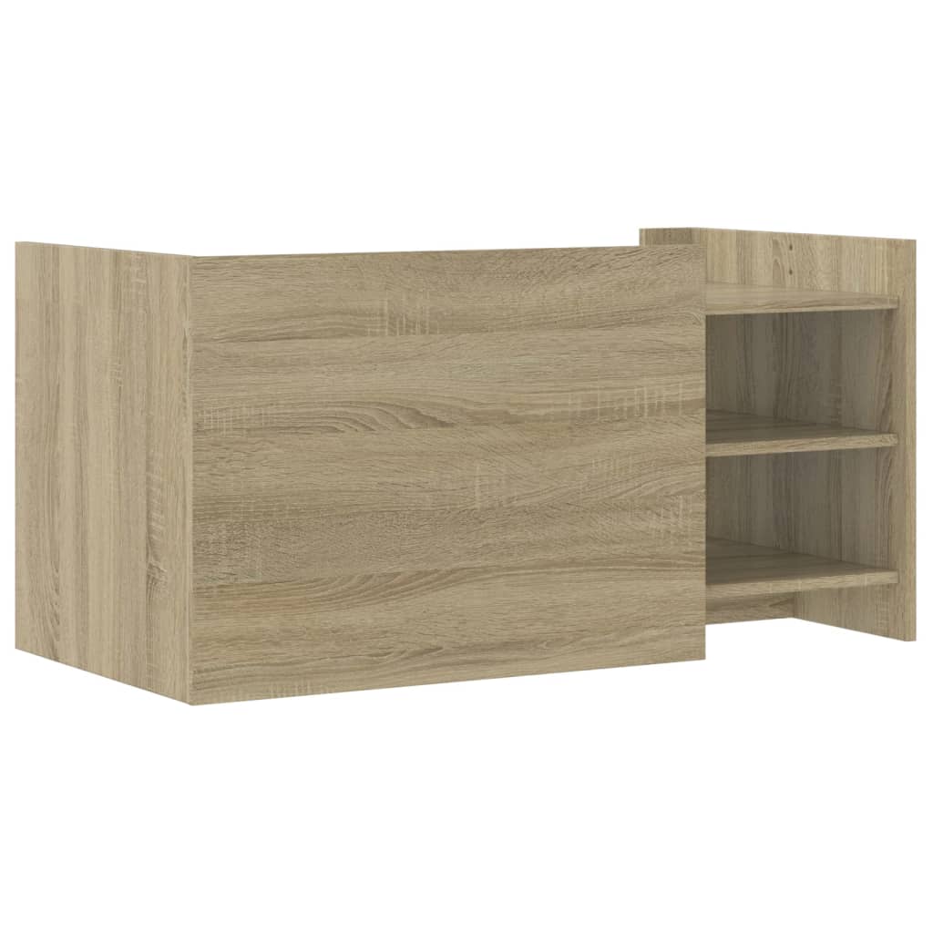 Coffee Table Sonoma Oak 100x50x50 cm Engineered Wood