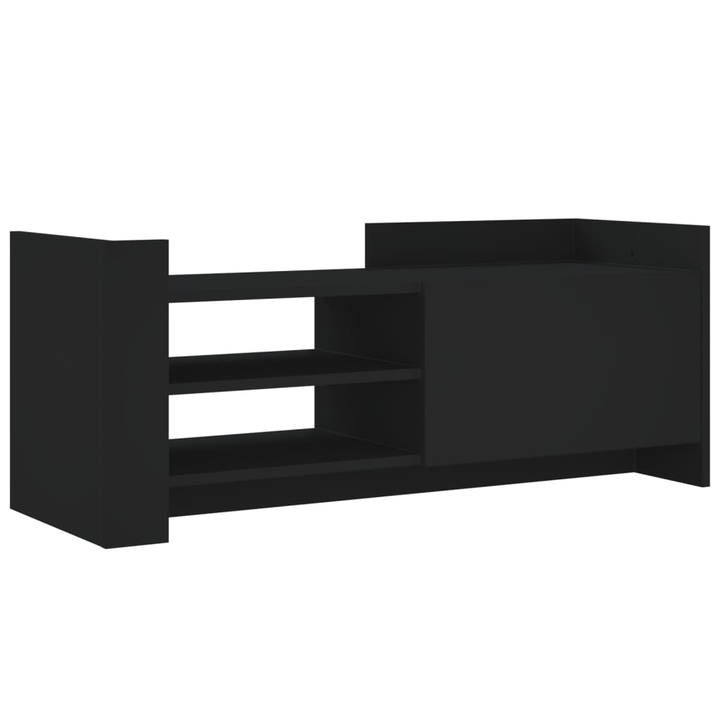 TV Cabinet Black 100x35x40 cm Engineered Wood