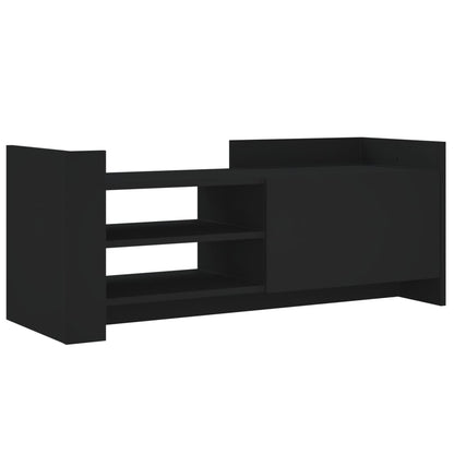 TV Cabinet Black 100x35x40 cm Engineered Wood