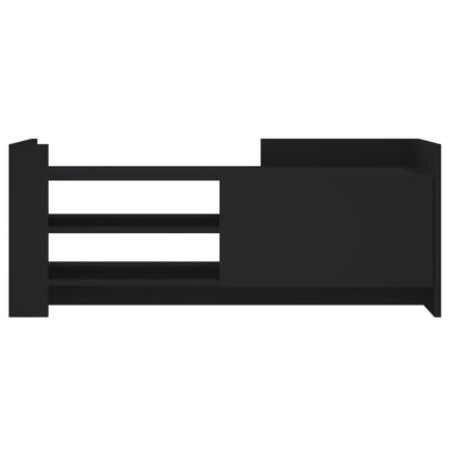 TV Cabinet Black 100x35x40 cm Engineered Wood