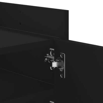 TV Cabinet Black 100x35x40 cm Engineered Wood