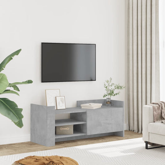 TV Cabinet Concrete Grey 100x35x40 cm Engineered Wood