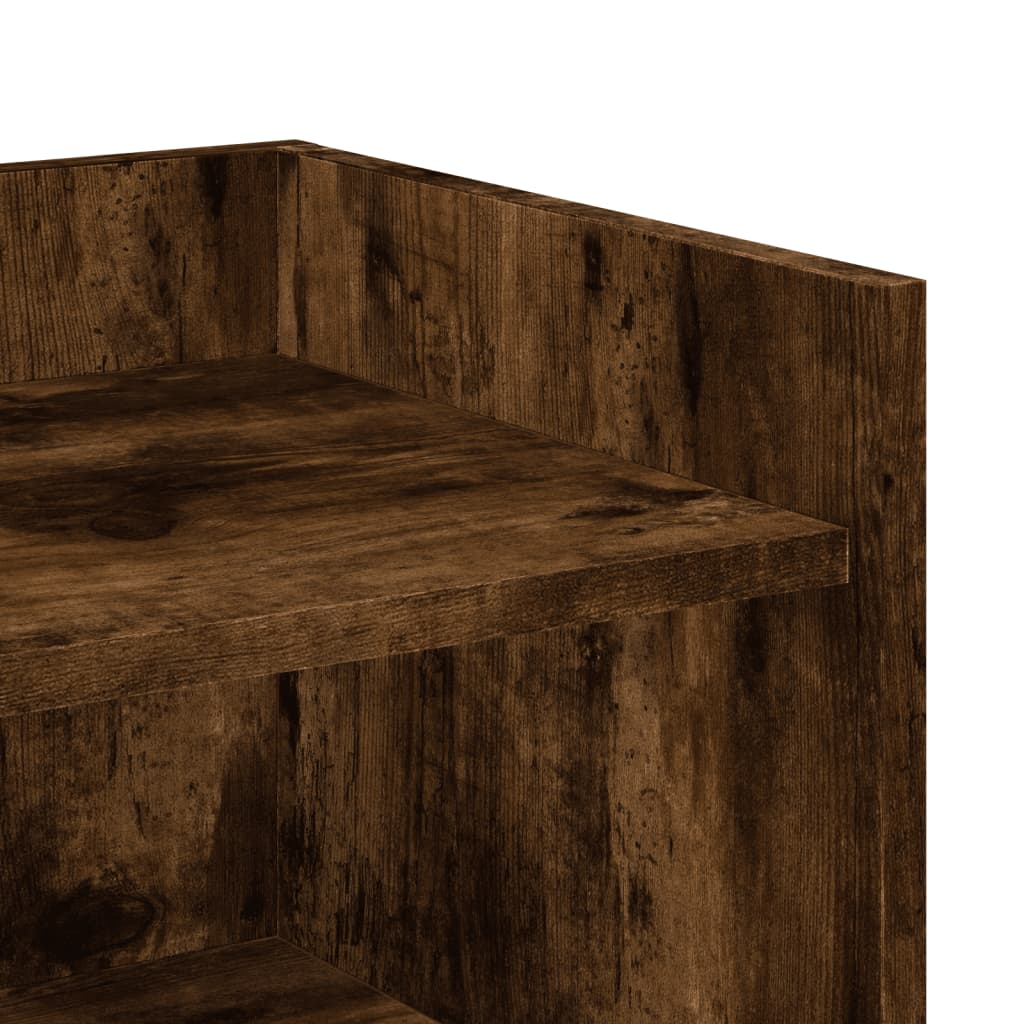 Sideboard Smoked Oak 73.5x35x75 cm Engineered Wood