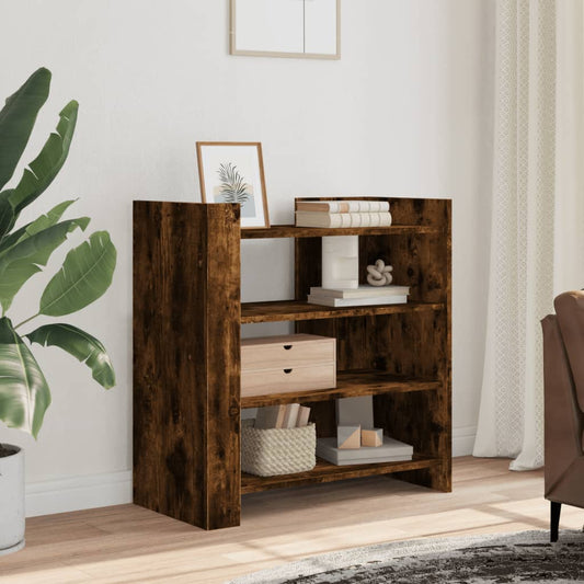 Sideboard Smoked Oak 73.5x35x75 cm Engineered Wood