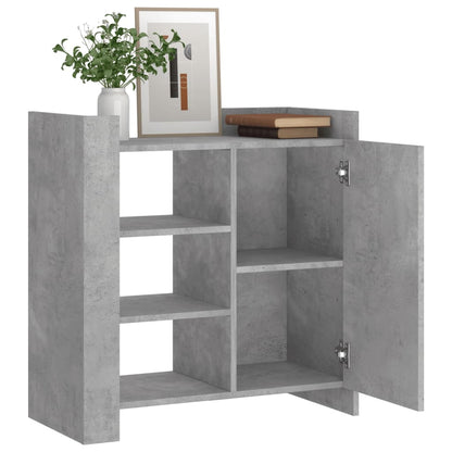 Sideboard Concrete Grey 73.5x35x75 cm Engineered Wood