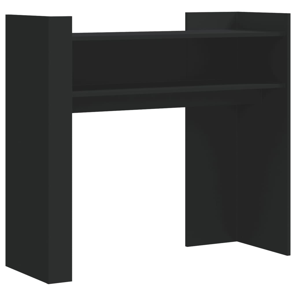 Console Table Black 100x35x90 cm Engineered Wood