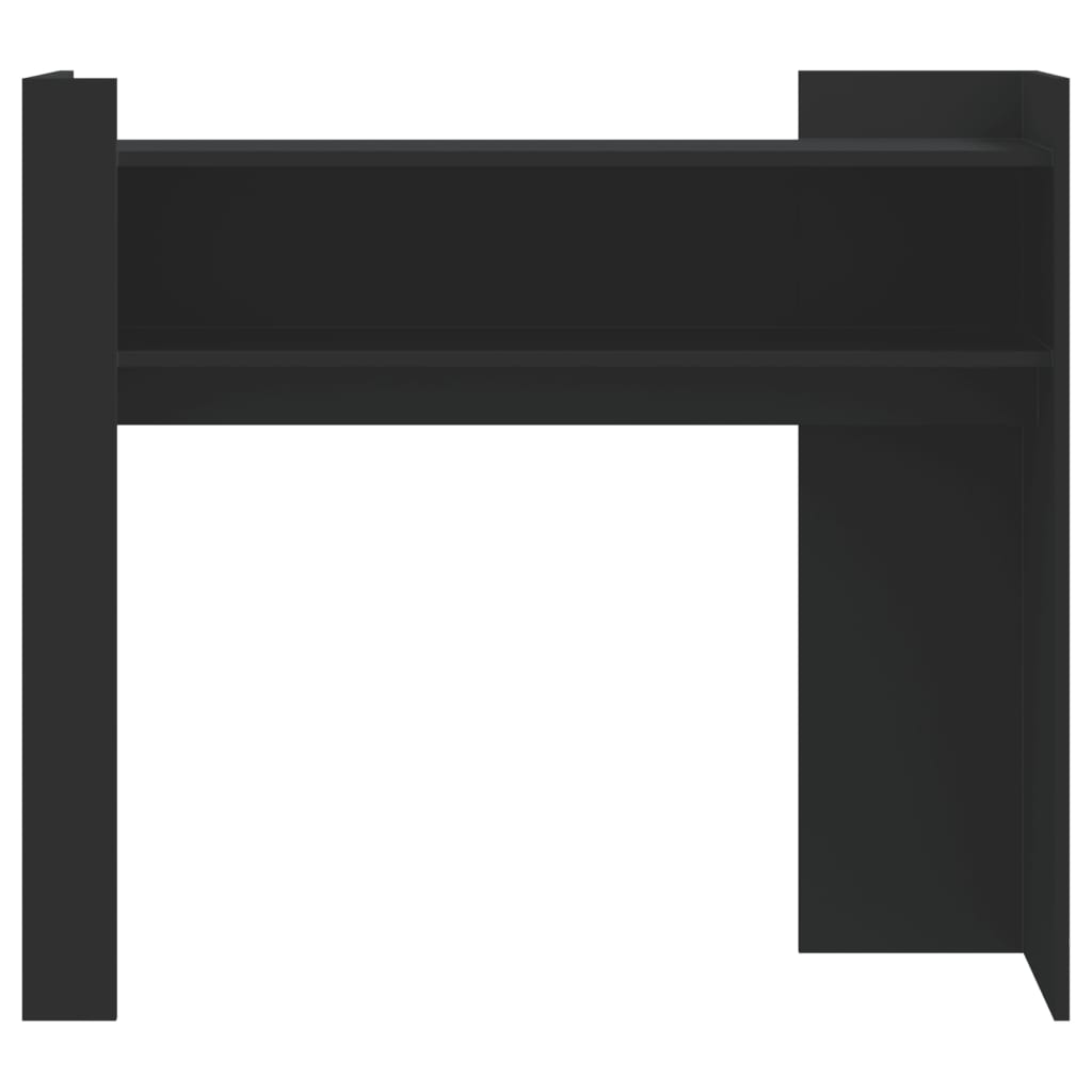 Console Table Black 100x35x90 cm Engineered Wood