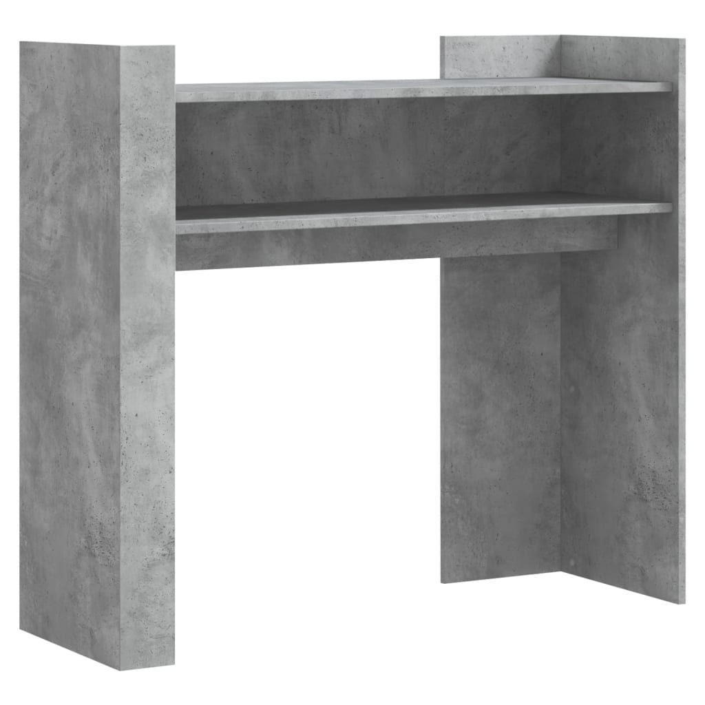 Console Table Concrete Grey 100x35x90 cm Engineered Wood