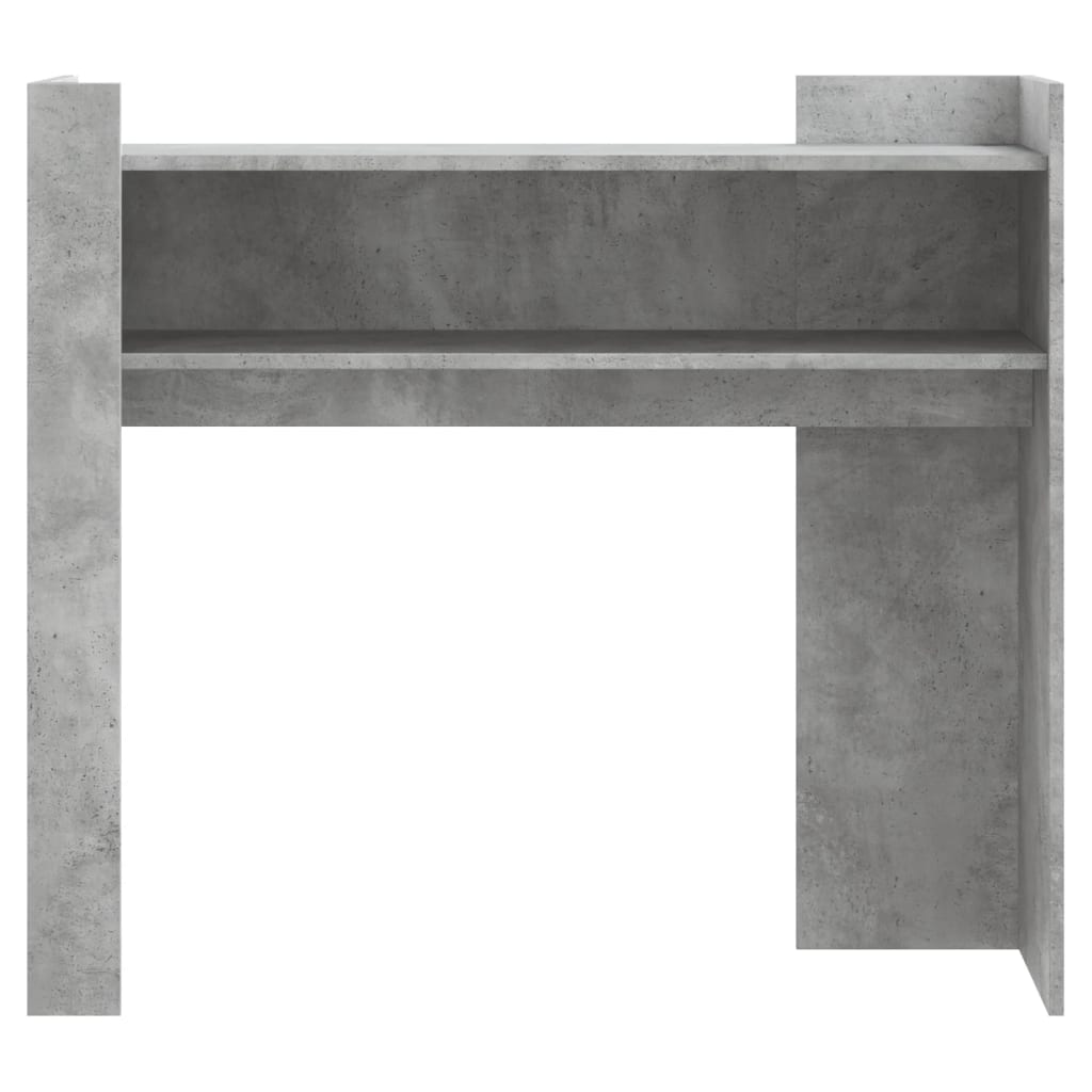 Console Table Concrete Grey 100x35x90 cm Engineered Wood