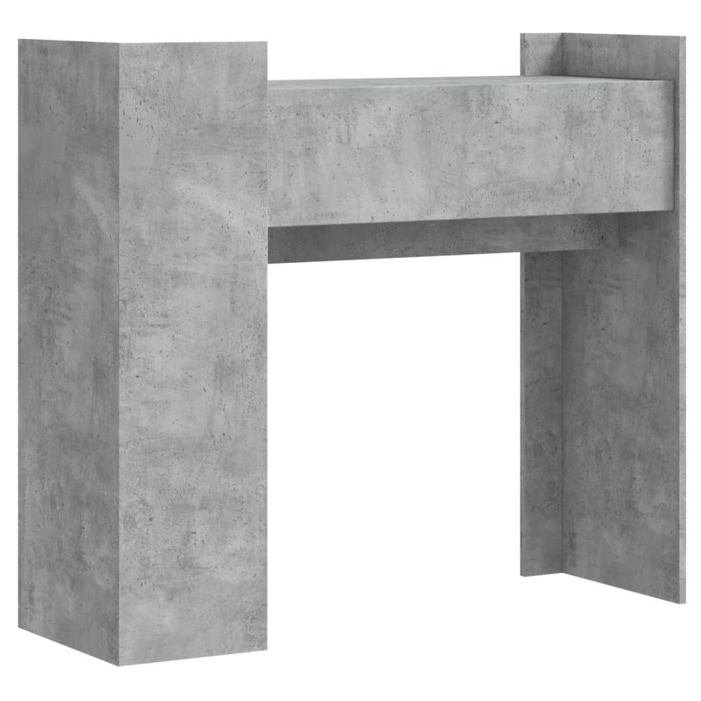 Console Table Concrete Grey 100x35x90 cm Engineered Wood