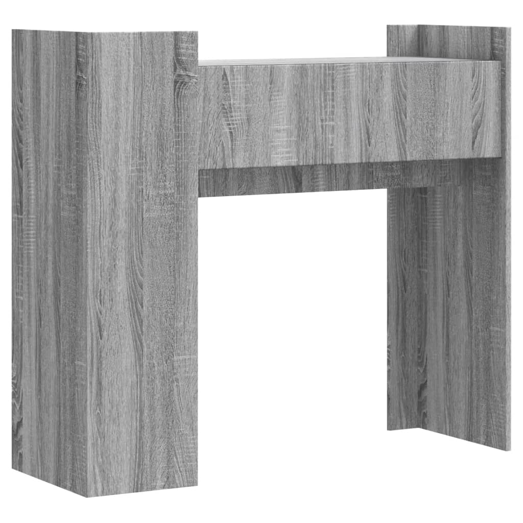 Console Table Grey Sonoma 100x35x90 cm Engineered Wood