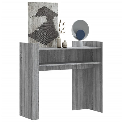 Console Table Grey Sonoma 100x35x90 cm Engineered Wood