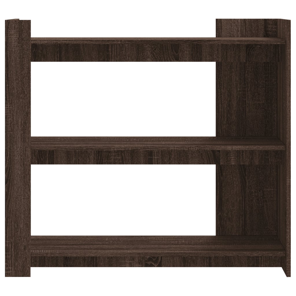 Console Table Brown Oak 100x35x90 cm Engineered Wood