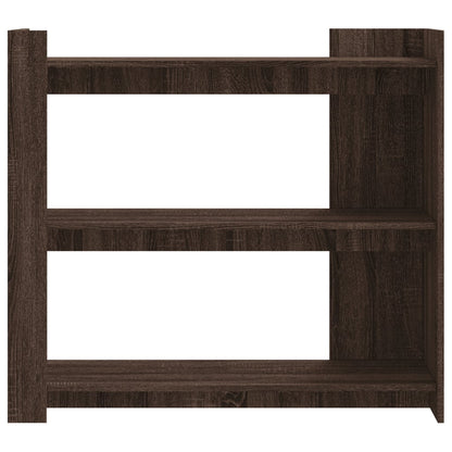 Console Table Brown Oak 100x35x90 cm Engineered Wood