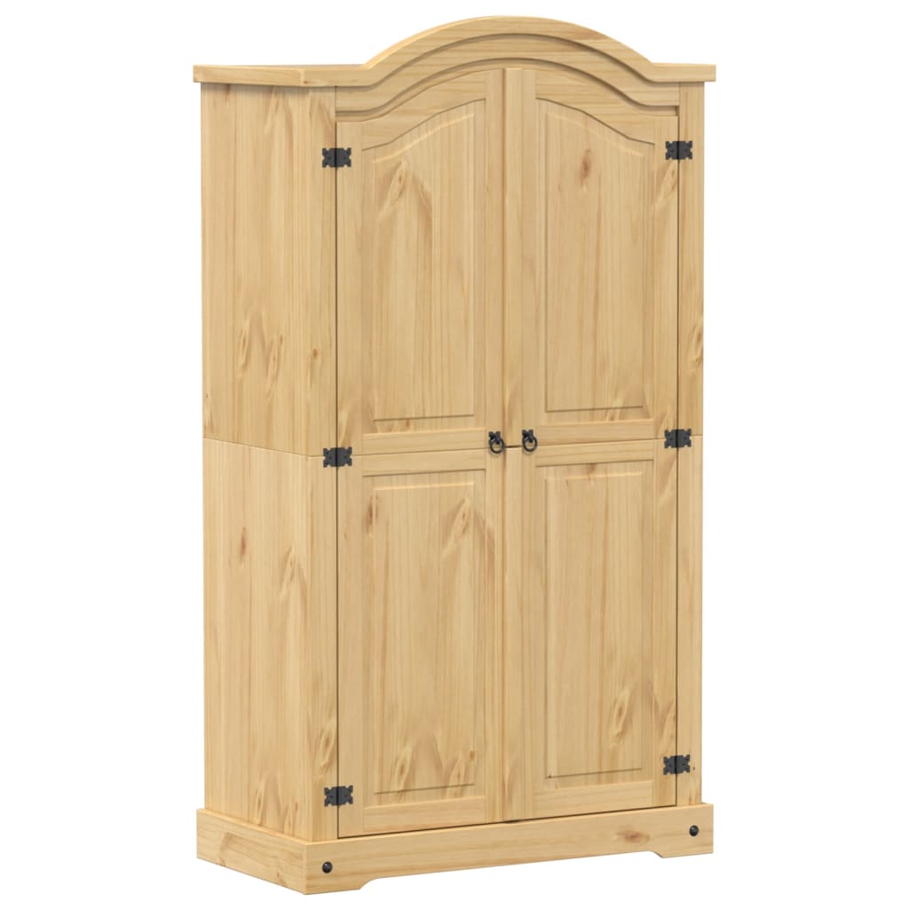 Wardrobe Corona 102x52x186 cm Solid Wood Pine