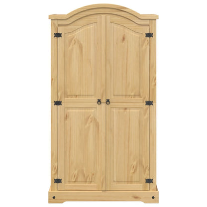 Wardrobe Corona 102x52x186 cm Solid Wood Pine