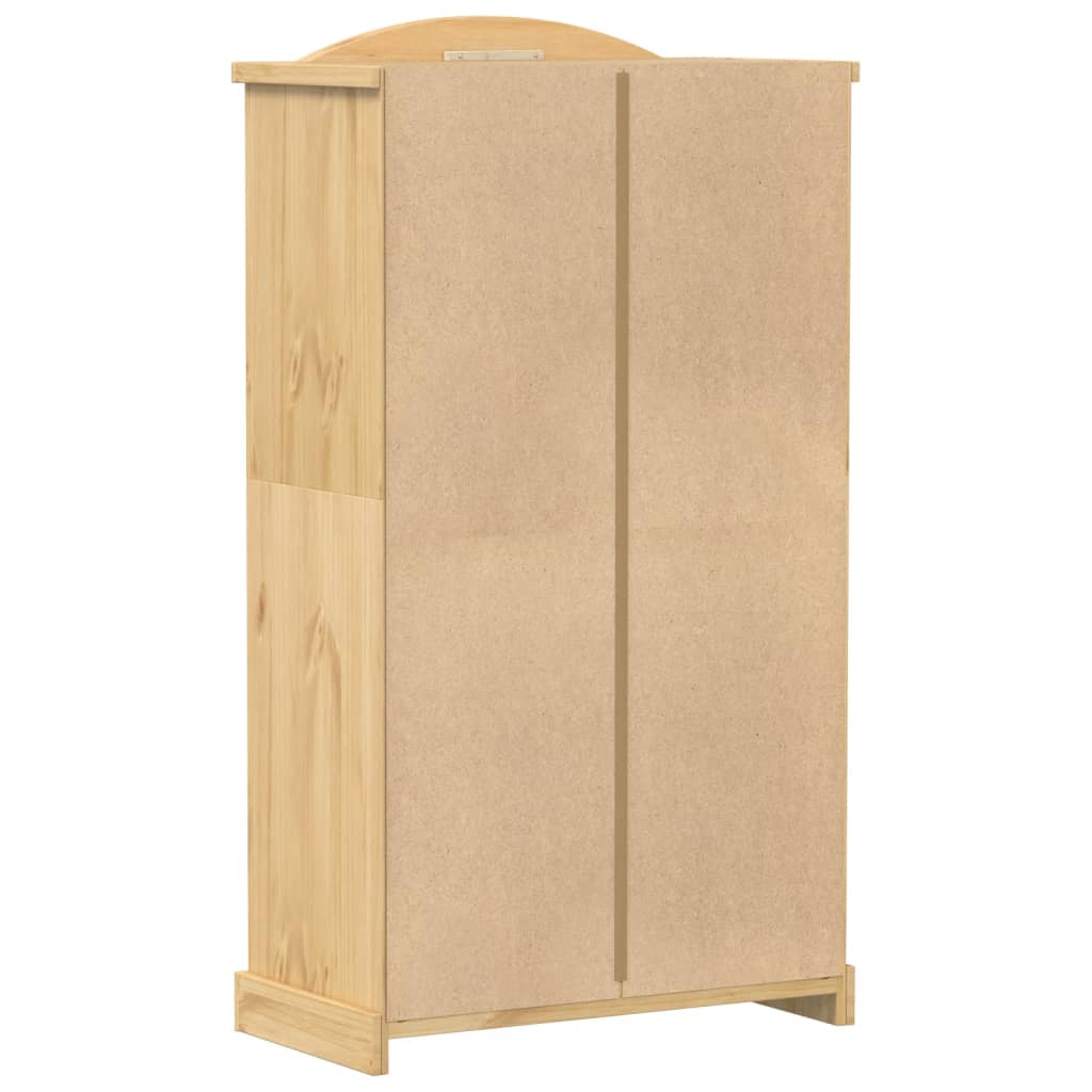 Wardrobe Corona 102x52x186 cm Solid Wood Pine