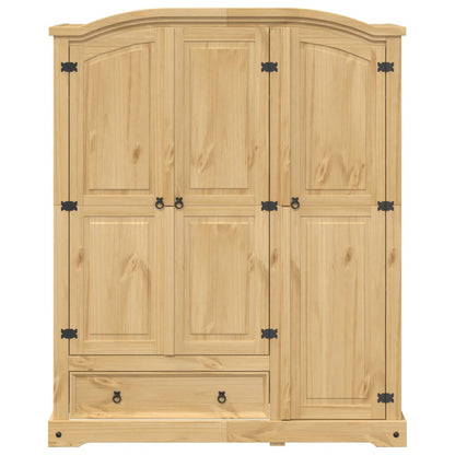 Wardrobe Corona 151.5x52x186 cm Solid Wood Pine