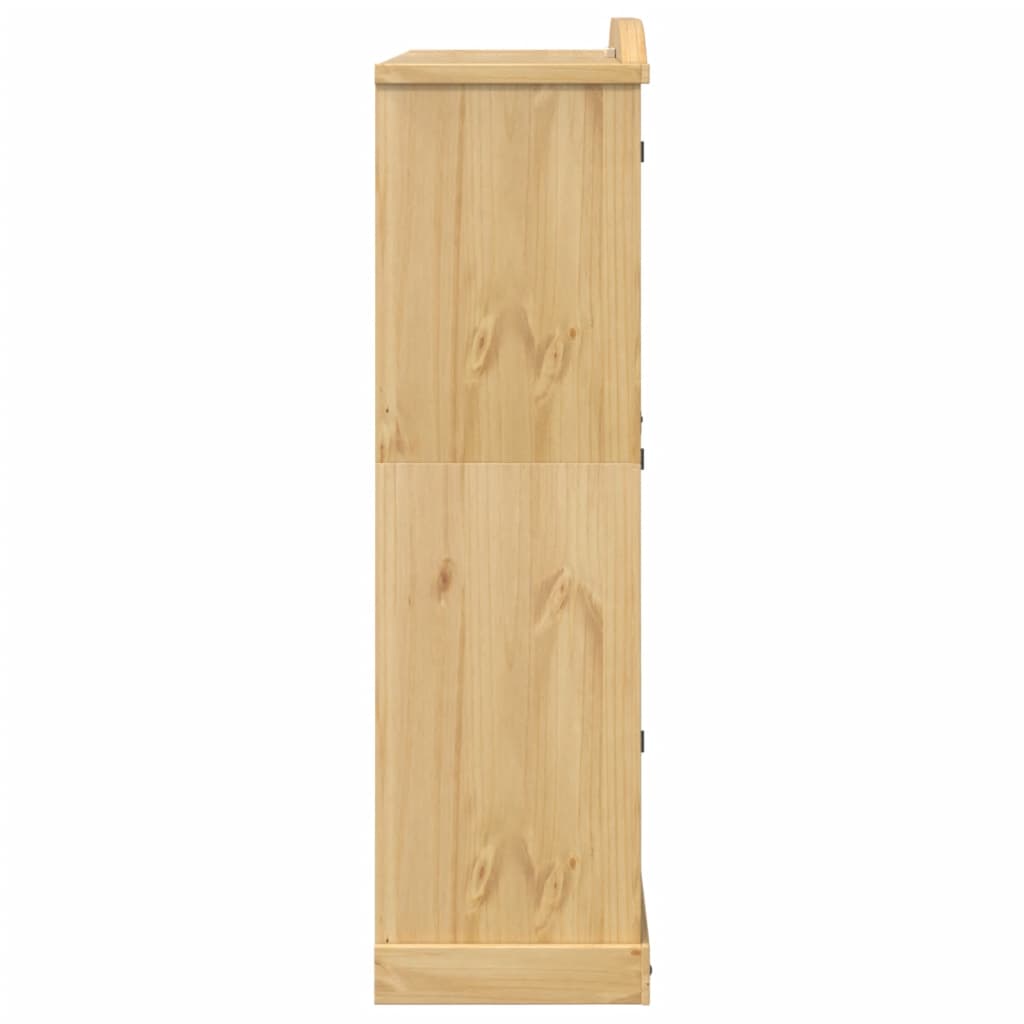 Wardrobe Corona 151.5x52x186 cm Solid Wood Pine