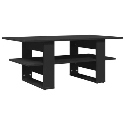 Coffee Table Black 102x55x42 cm Engineered Wood