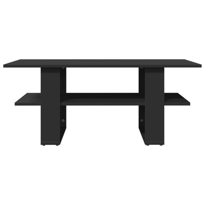 Coffee Table Black 102x55x42 cm Engineered Wood