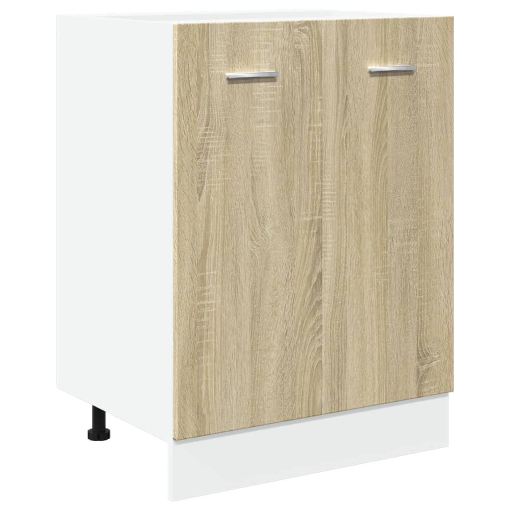 Bottom Cabinet Sonoma Oak 60x46x81.5 cm Engineered Wood