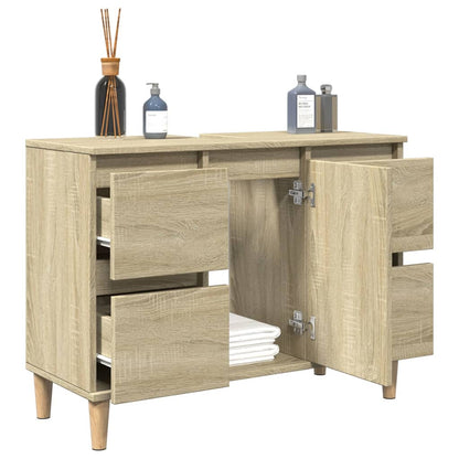 Sink Cabinet Sonoma Oak 80x33x60 cm Engineered Wood