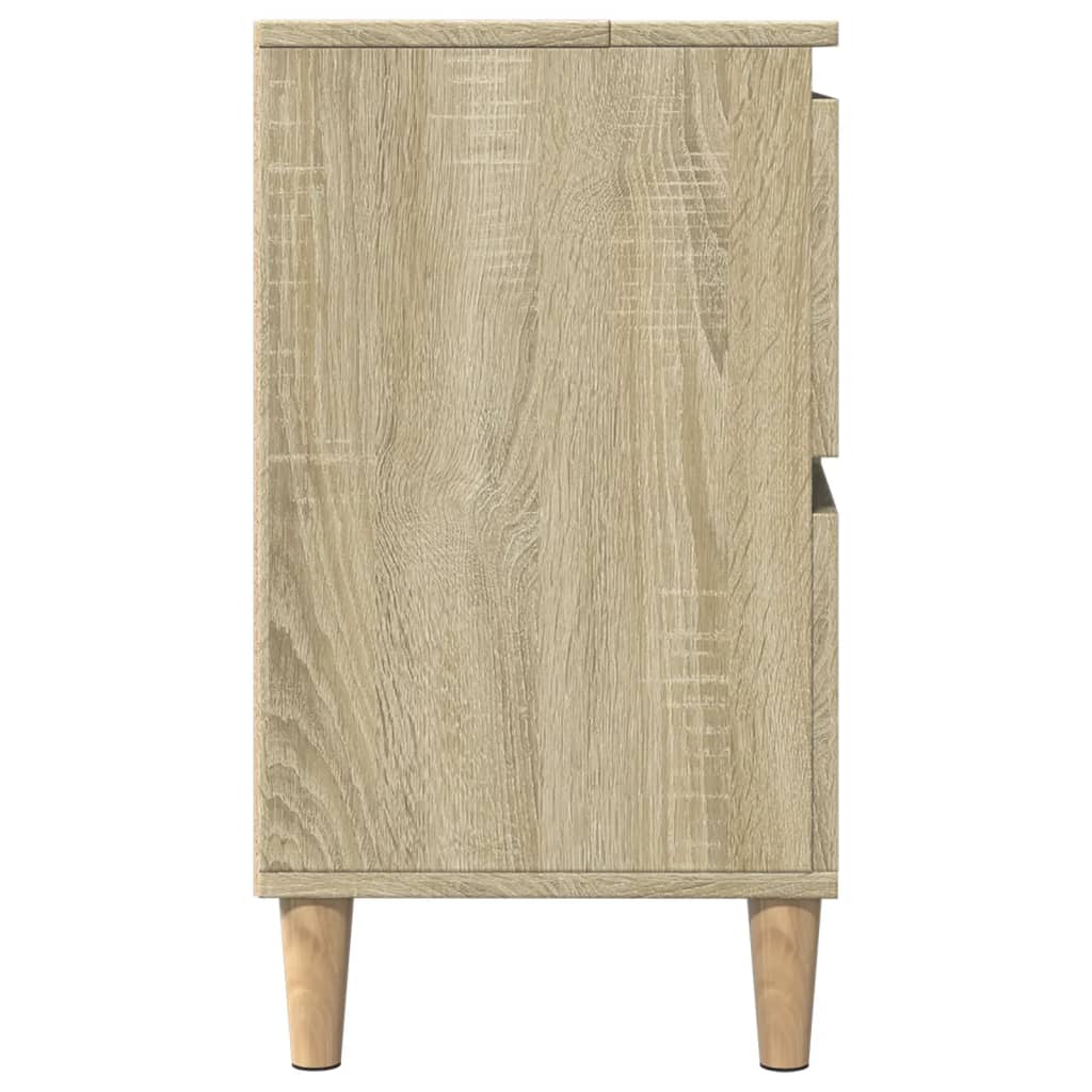 Sink Cabinet Sonoma Oak 80x33x60 cm Engineered Wood