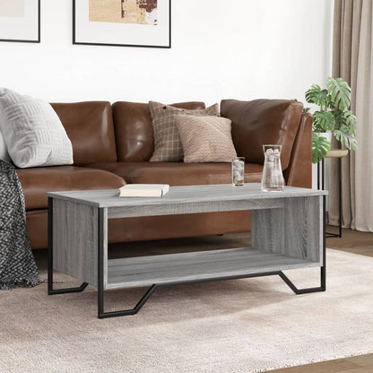 Coffee Table Grey Sonoma 100x51x40 cm Engineered Wood