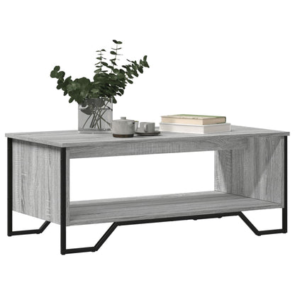Coffee Table Grey Sonoma 100x51x40 cm Engineered Wood