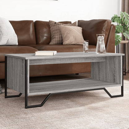 Coffee Table Grey Sonoma 100x51x40 cm Engineered Wood