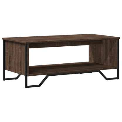 Coffee Table Brown Oak 100x51x40 cm Engineered Wood