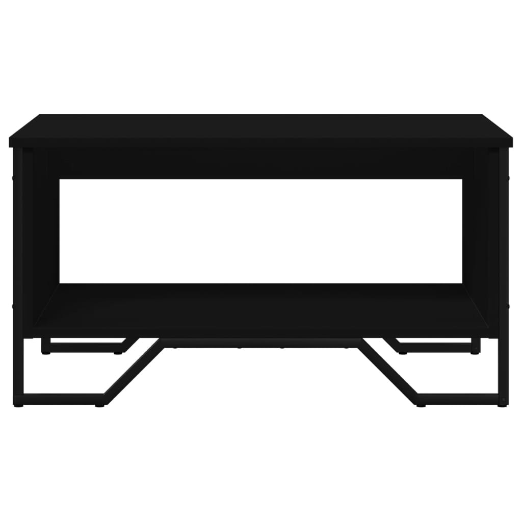 Coffee Table Black 75x51x40 cm Engineered Wood