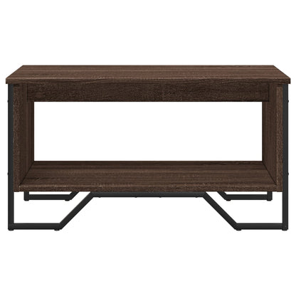 Coffee Table Brown Oak 75x51x40 cm Engineered Wood