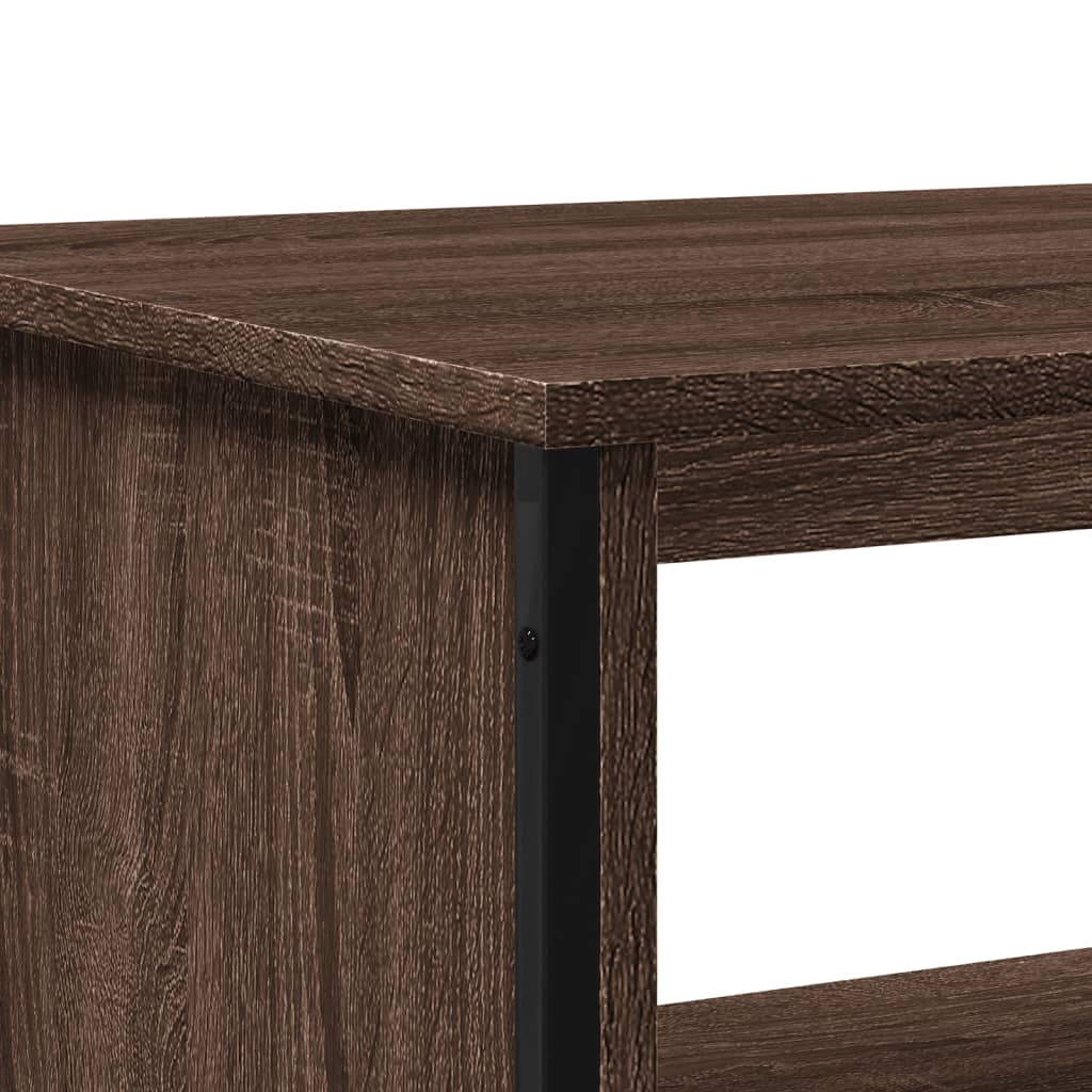 Coffee Table Brown Oak 75x51x40 cm Engineered Wood