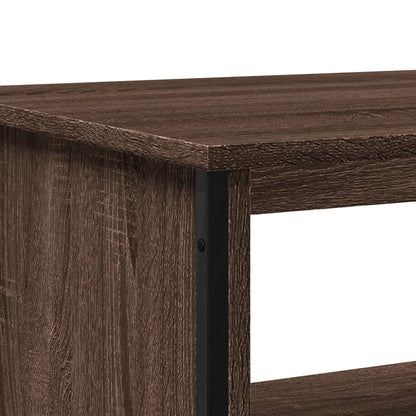Coffee Table Brown Oak 75x51x40 cm Engineered Wood