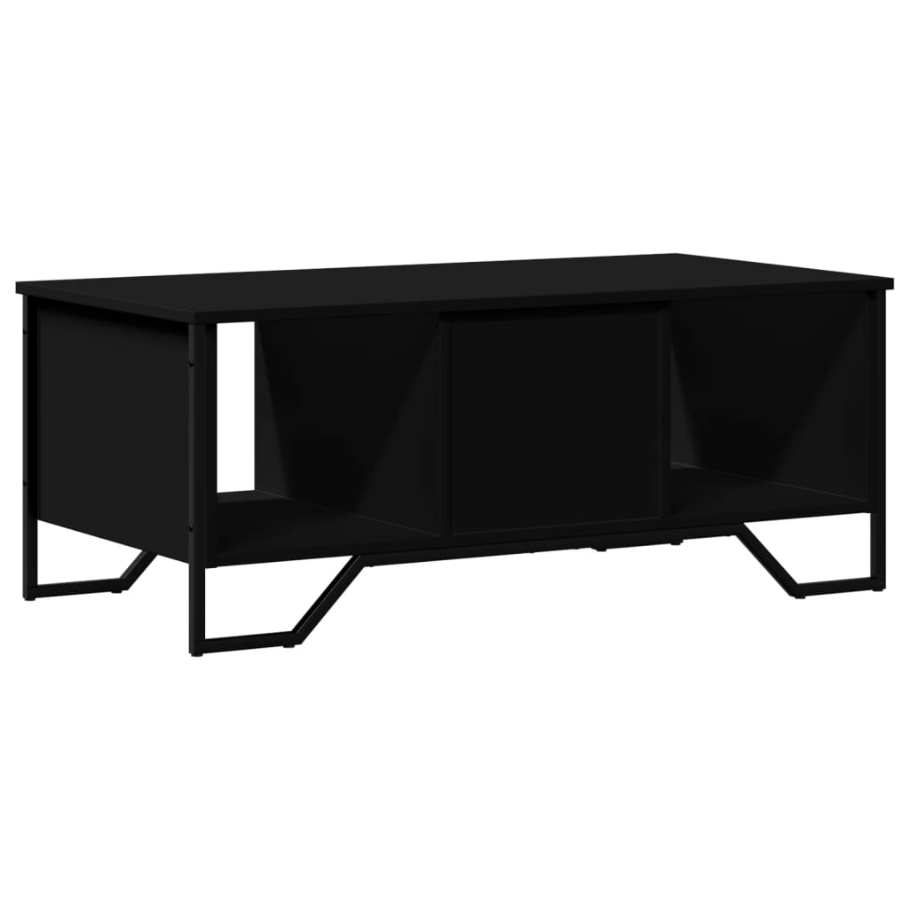 Coffee Table Black 100x51x40 cm Engineered Wood