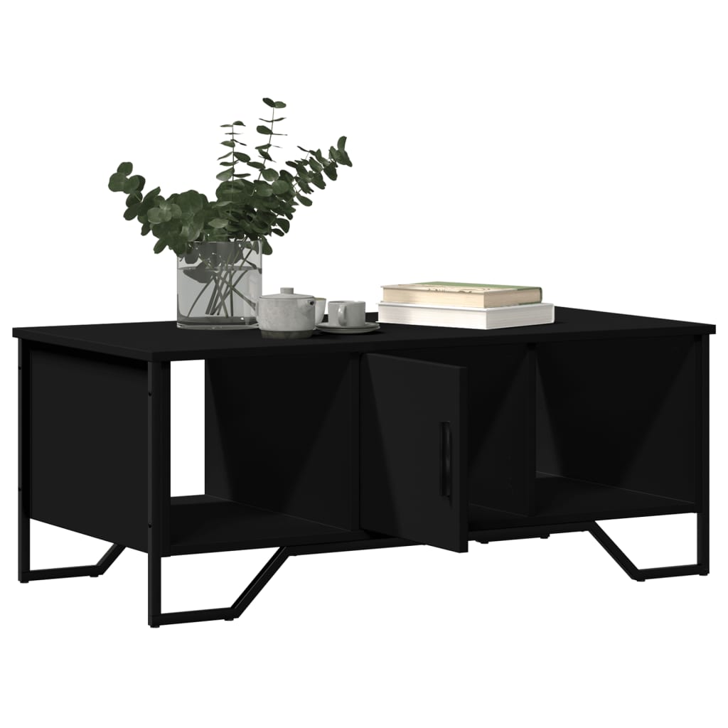 Coffee Table Black 100x51x40 cm Engineered Wood