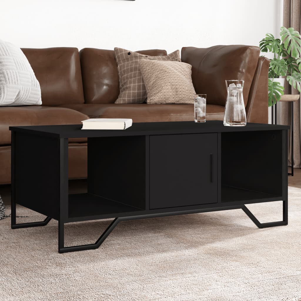 Coffee Table Black 100x51x40 cm Engineered Wood