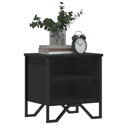 Bedside Cabinet Black 40x30x40 cm Engineered Wood