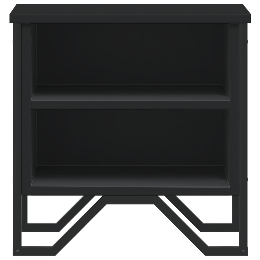 Bedside Cabinet Black 40x30x40 cm Engineered Wood