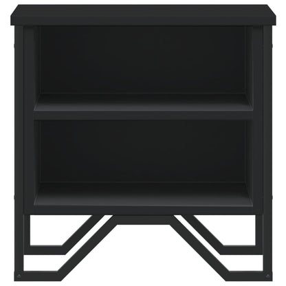 Bedside Cabinet Black 40x30x40 cm Engineered Wood