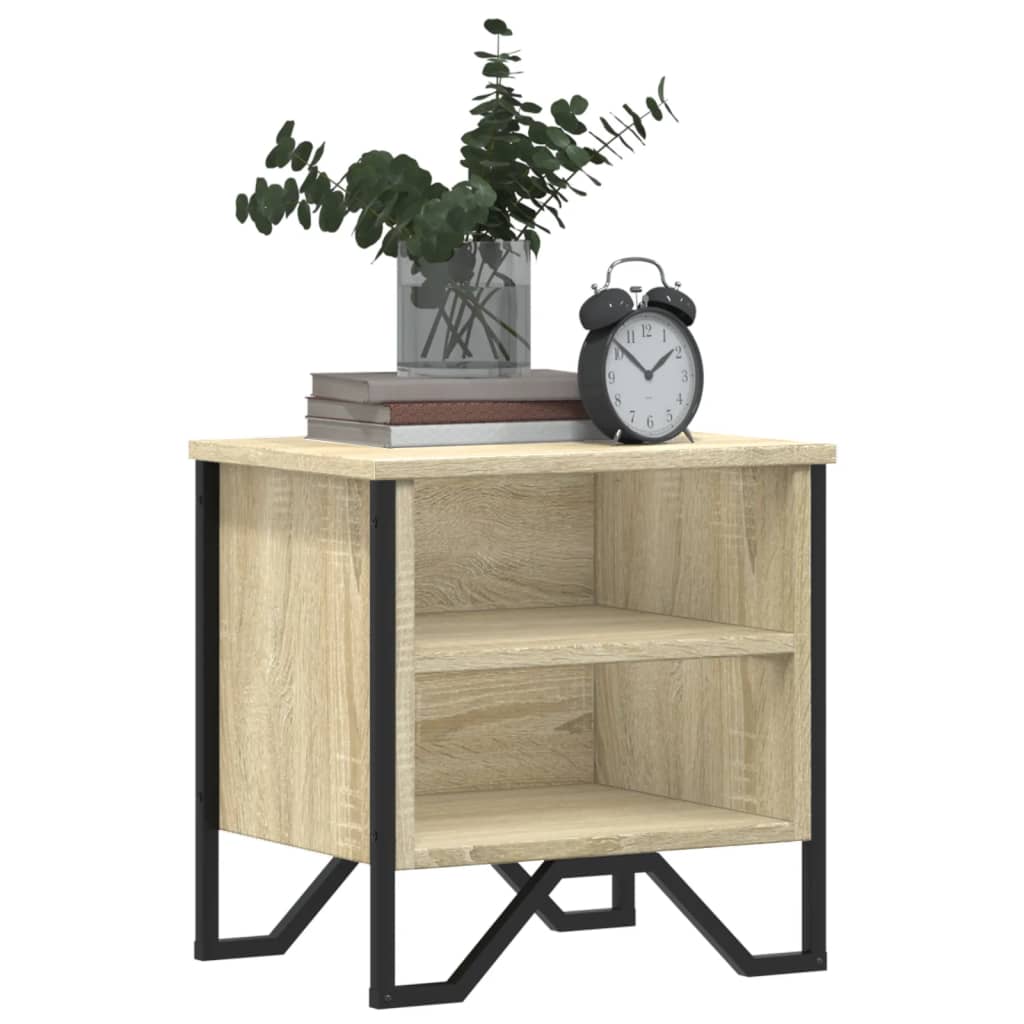 Bedside Cabinet Sonoma Oak 40x30x40 cm Engineered Wood