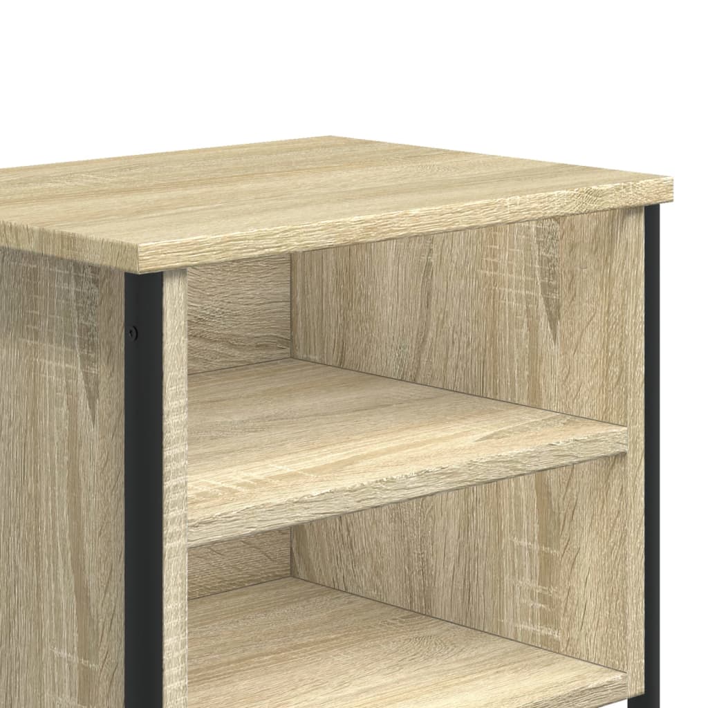 Bedside Cabinet Sonoma Oak 40x30x40 cm Engineered Wood