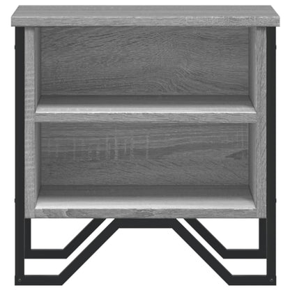 Bedside Cabinet Grey Sonoma 40x30x40 cm Engineered Wood