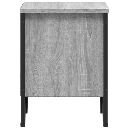 Bedside Cabinet Grey Sonoma 40x30x40 cm Engineered Wood