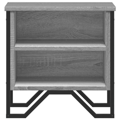 Bedside Cabinet Grey Sonoma 2 pcs 40x30x40 cm Engineered Wood