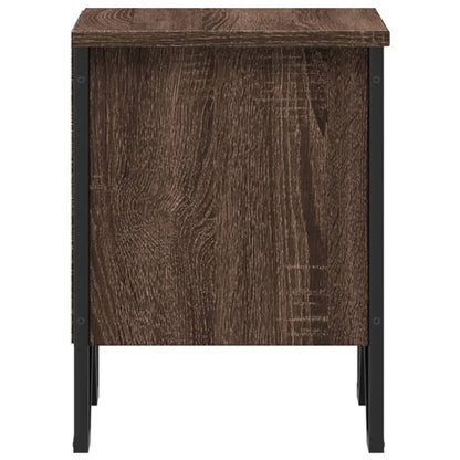 Bedside Cabinet Brown Oak 2 pcs 40x30x40 cm Engineered Wood