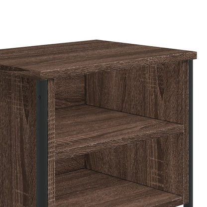 Bedside Cabinet Brown Oak 2 pcs 40x30x40 cm Engineered Wood