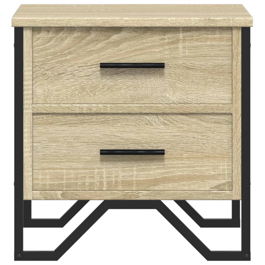 Bedside Cabinet Sonoma Oak 40x41x40 cm Engineered Wood